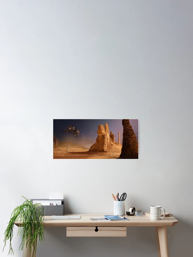 Thumbnail 2 of 3, Poster, Red Rocks designed and sold by VIGGART.