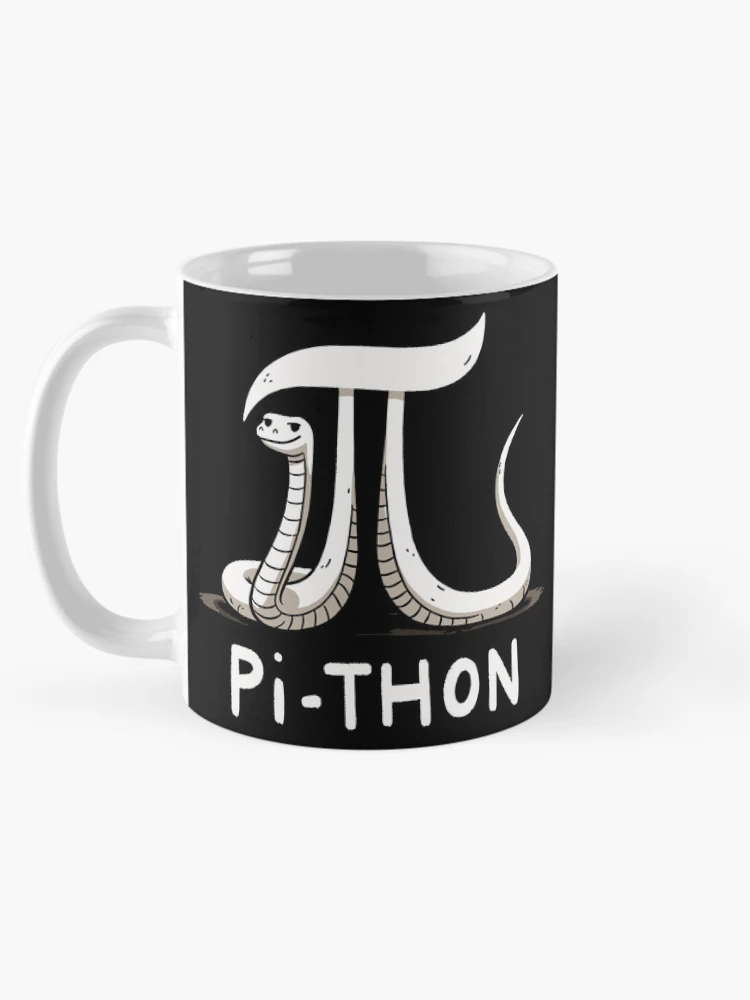 Thumbnail 5 of 6, Coffee Mug, Pi-Thon Math Python designed and sold by DoodleDashShop.