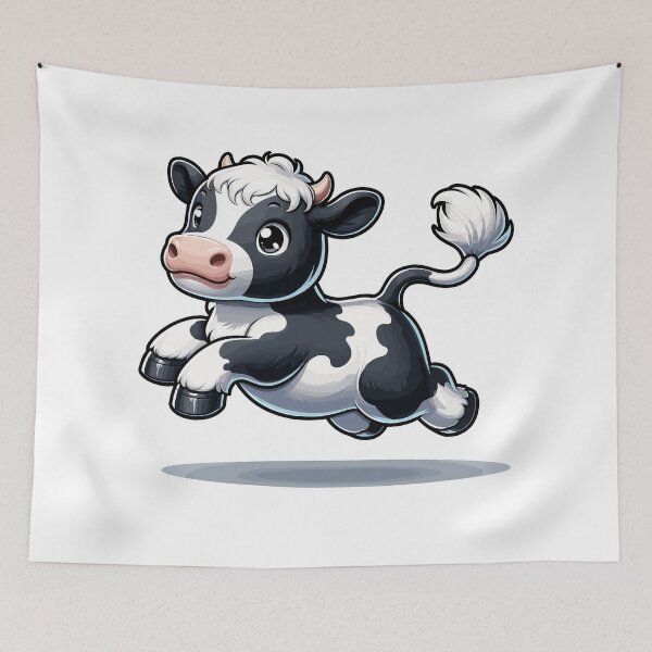 Item preview, Belted Galloway Cow  designed and sold by cave-canvas.