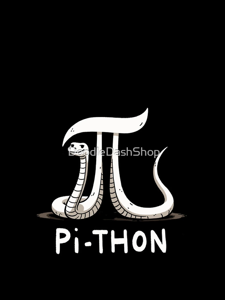 Thumbnail 4 of 4, iPhone Case, Pi-Thon Math Python designed and sold by DoodleDashShop.