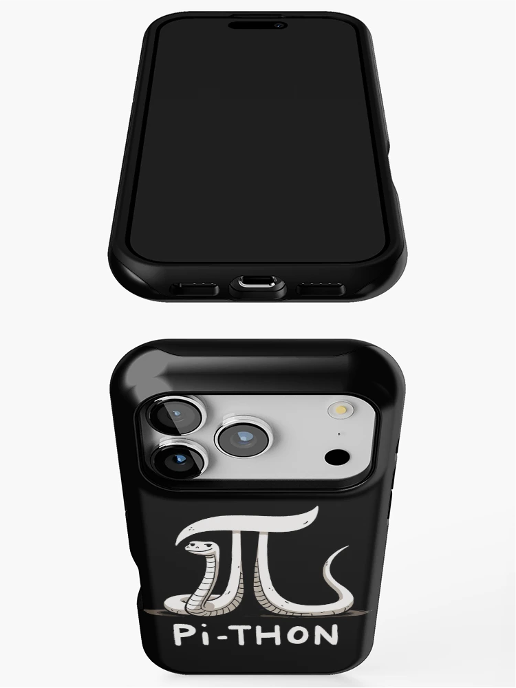Thumbnail 3 of 4, iPhone Case, Pi-Thon Math Python designed and sold by DoodleDashShop.