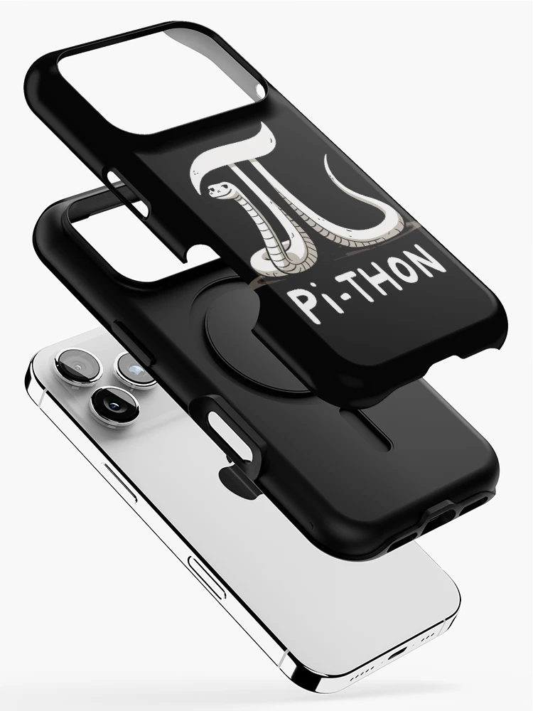 Thumbnail 2 of 4, iPhone Case, Pi-Thon Math Python designed and sold by DoodleDashShop.