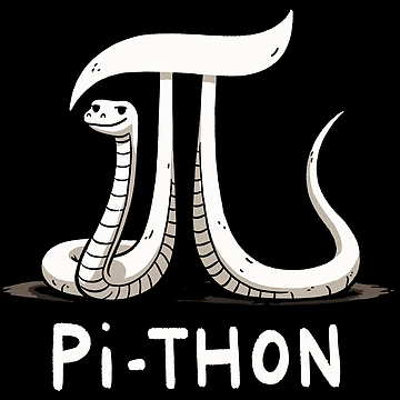 Artwork thumbnail, Pi-Thon Math Python by DoodleDashShop