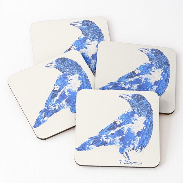 Item preview, Innocent Crow (blue / white old paper) designed and sold by D-Vogt-Grafik.