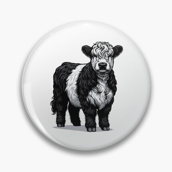 Item preview, Belted Galloway Cow  designed and sold by cave-canvas.
