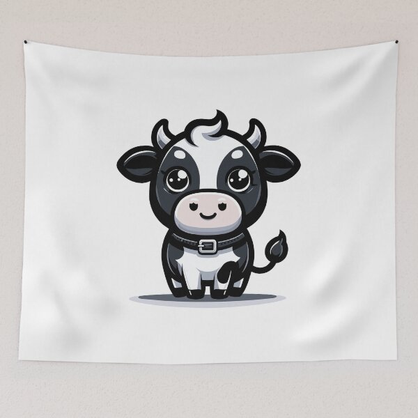 Item preview, Belted Galloway Cow  designed and sold by cave-canvas.