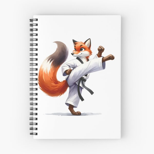 Item preview, Taekwondo Tails: Whimsical Fox in Martial Arts Action designed and sold by KNAA.