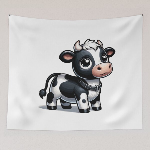 Item preview, Belted Galloway Cow  designed and sold by cave-canvas.