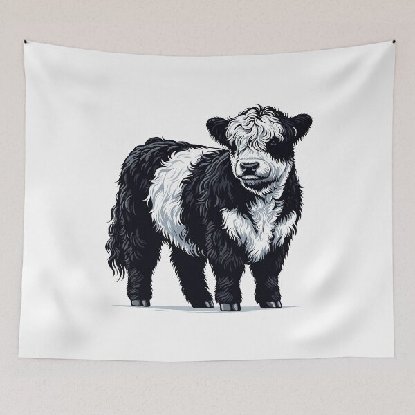 Item preview, Belted Galloway Cow  designed and sold by cave-canvas.