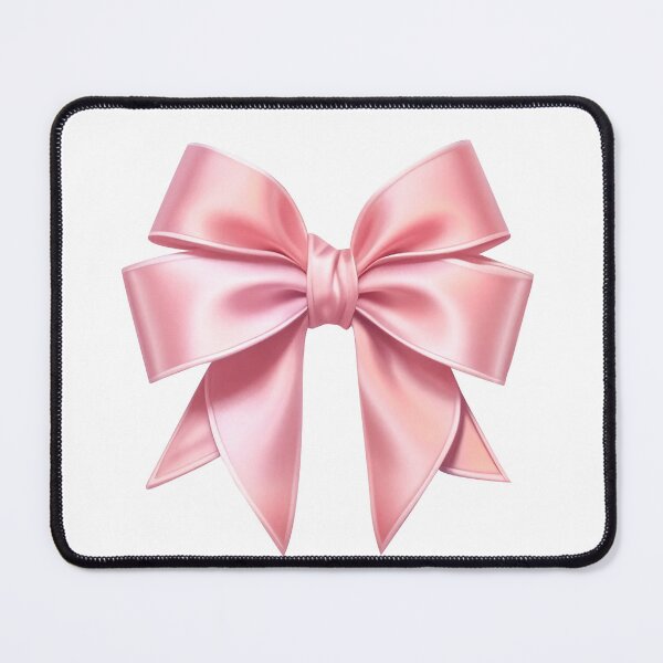 Item preview, Coquette Aesthetic Pink Satin Ribbon Bow Image designed and sold by MimsTees.