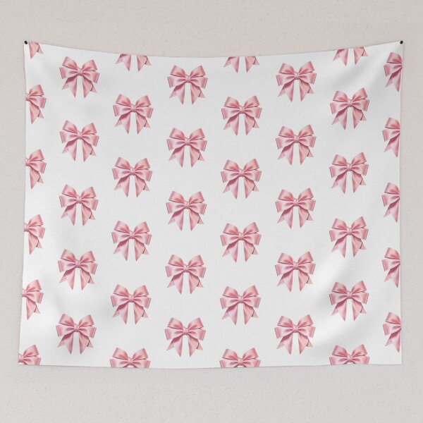 Aperçu de l'œuvre Image de noeud de ruban de satin rose esthétique Coquette créée et vendue par MimsTees.
