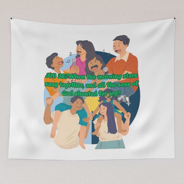 Item preview, JOB 38:7      7     †     When the morning stars sang together, and all the sons of God shouted for joy? designed and sold by Hinny8.