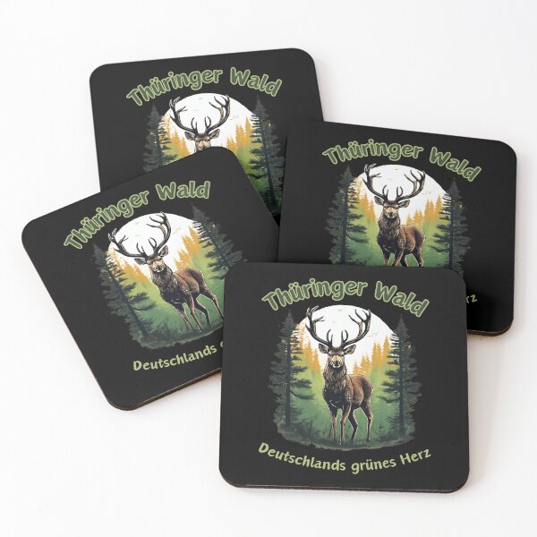Item preview, Thuringia-Germany's green heart deer designed and sold by Zerberus71.