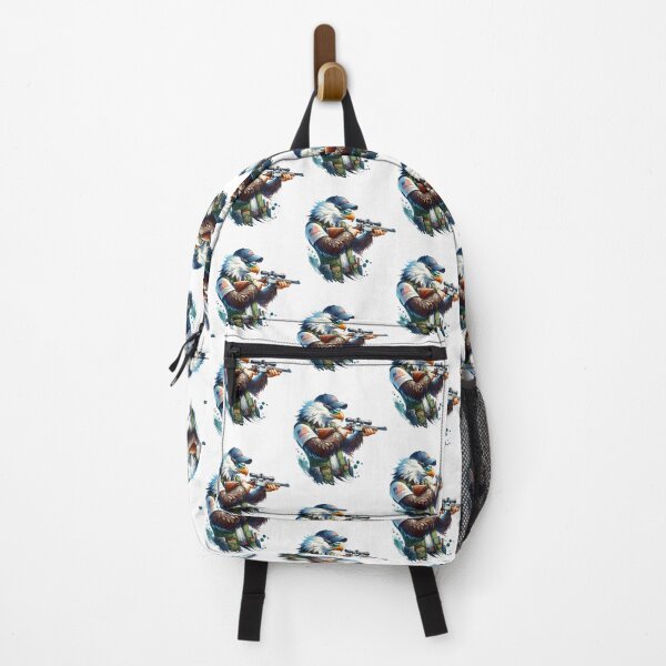 Item preview, Sharpshooter Sky: Whimsical Eagle in Shooting Sport in Watercolor designed and sold by KNAA.