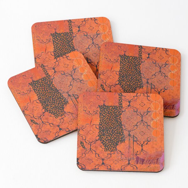 Item preview, Rust Lattice Abstract Art designed and sold by Sheree Burlington.