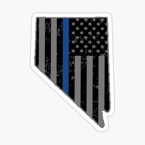 Artikel-Vorschau von Nevada Polizei & Strafverfolgung Thin Blue Line, designt und verkauft von shoppzee.