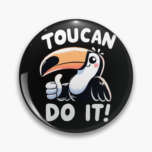 Item preview, You can do it Toucan do it Bird designed and sold by DoodleDashShop.
