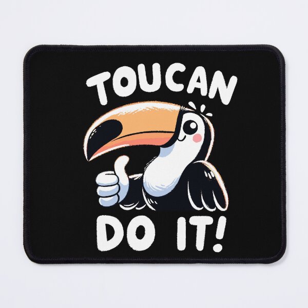 Item preview, You can do it Toucan do it Bird designed and sold by DoodleDashShop.