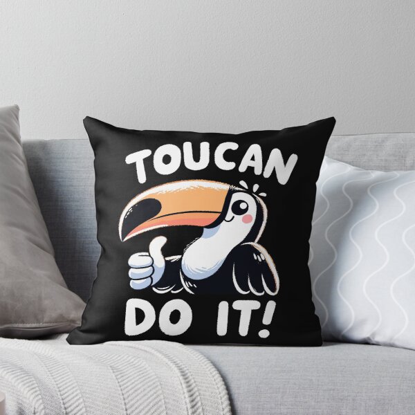 Item preview, You can do it Toucan do it Bird designed and sold by DoodleDashShop.