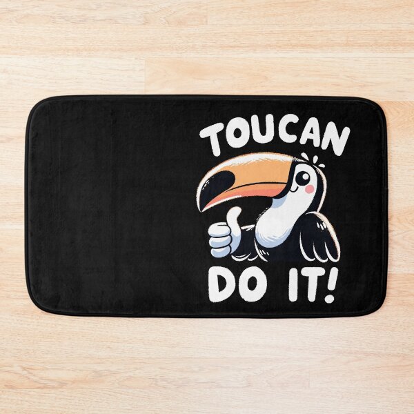 Item preview, You can do it Toucan do it Bird designed and sold by DoodleDashShop.