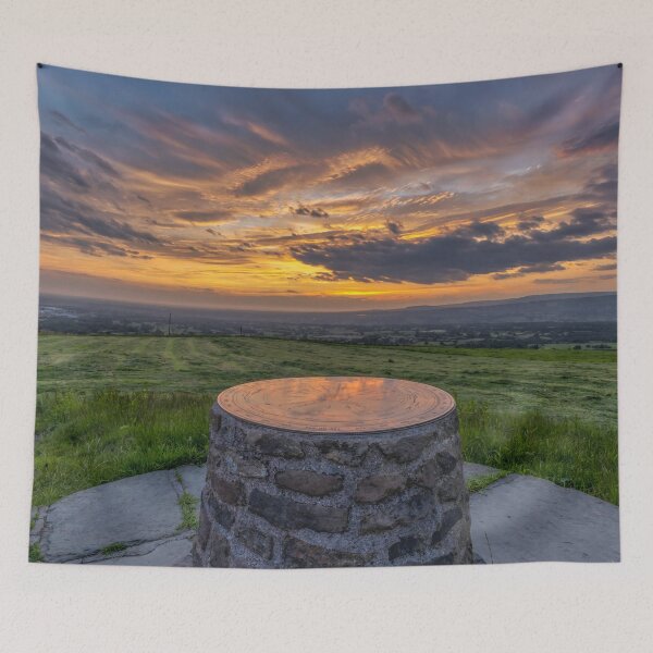 Item preview, Majestic Sunset at Mellor Millennium Viewpoint, Blackburn, Lancashire designed and sold by Shafiq Khan.