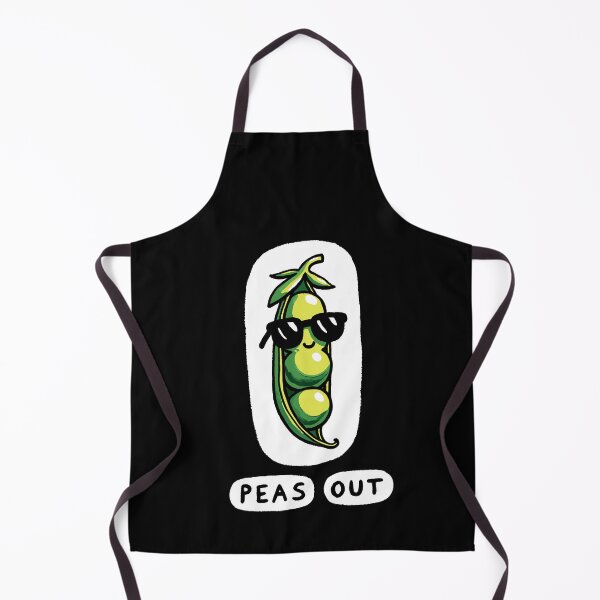 Item preview, Peas out Peace out Pea Pun designed and sold by DoodleDashShop.