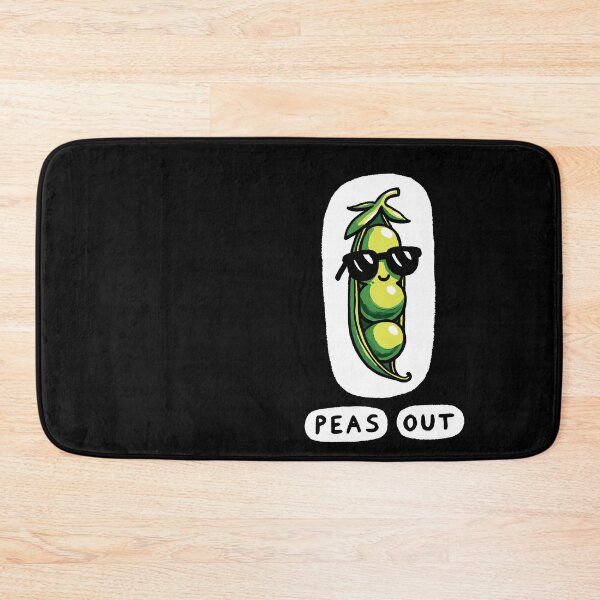 Item preview, Peas out Peace out Pea Pun designed and sold by DoodleDashShop.