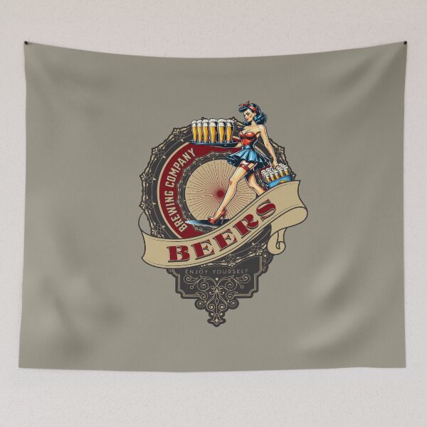Item preview, Beers brewing Company- Beer garden - Beer fest - Save water, drink beer - Its beer O clock - designed and sold by JansenGS.