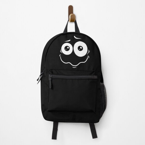 Item preview,  black and white cartoon smiley face with a slightly downturned mouth - designed and sold by Hageeer.