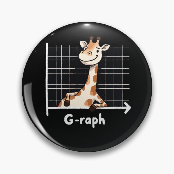 Artikelvorschau, Funny Math Graph Giraffe entworfen und verkauft von DoodleDashShop.