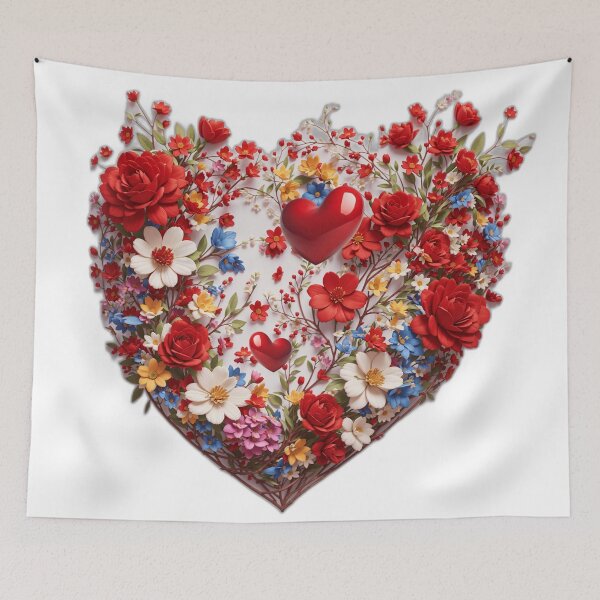 Item preview, LOVE and flovers designed and sold by MyCraftForYOU.