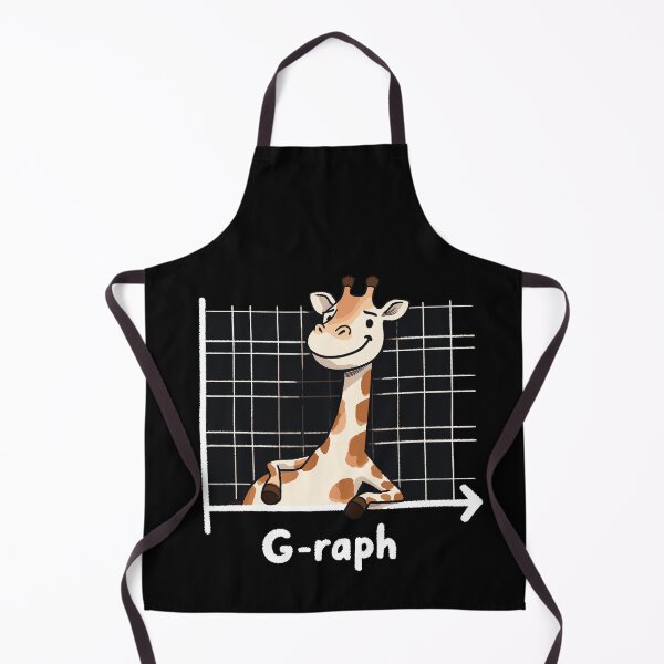 Artikelvorschau, Funny Math Graph Giraffe entworfen und verkauft von DoodleDashShop.