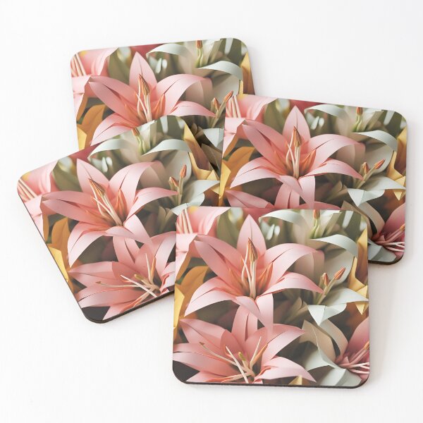 Item preview, Origami Art - Blooms of Elegance: A Symphony of Lilies designed and sold by ArtfulFolds.