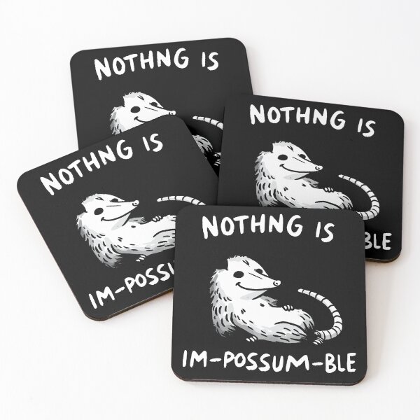Item preview, Impossible Impossible Chill Possum designed and sold by DoodleDashShop.