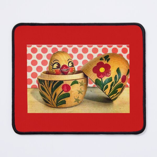Item preview, Vintage Hand-Painted Wooden Chick in Egg Toy - 'Peep!' designed and sold by Nikki Fortuin Arts & Crafts.