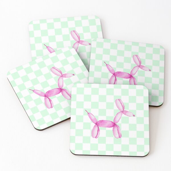 Item preview, Animal from Balloons - Dog in Pink designed and sold by papierquarell.