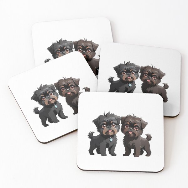 Item preview, Cute Affenpinscher Friends designed and sold by Bilisik.