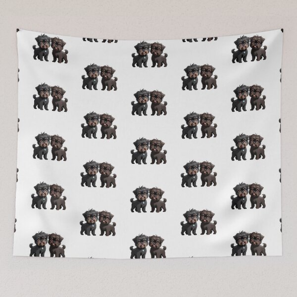 Item preview, Cute Affenpinscher Friends designed and sold by Bilisik.