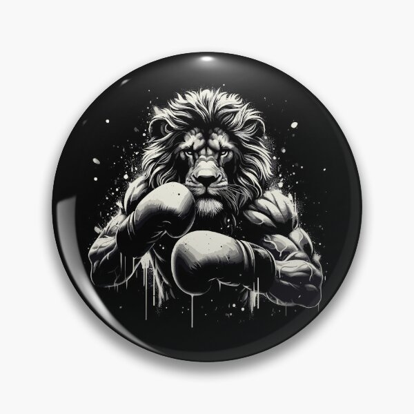 Item preview, Lion boxer fighter boxing gift designed and sold by Pineapple-Tree.