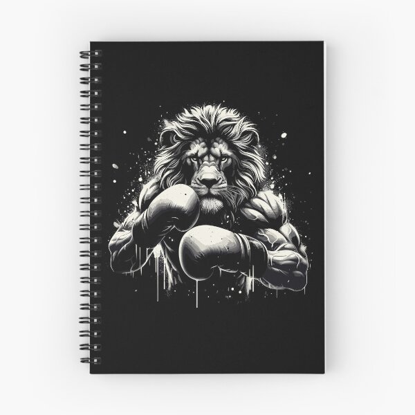 Aperçu de l'œuvre Cadeau de boxe Lion boxeur combattant créée et vendue par Pineapple-Tree.