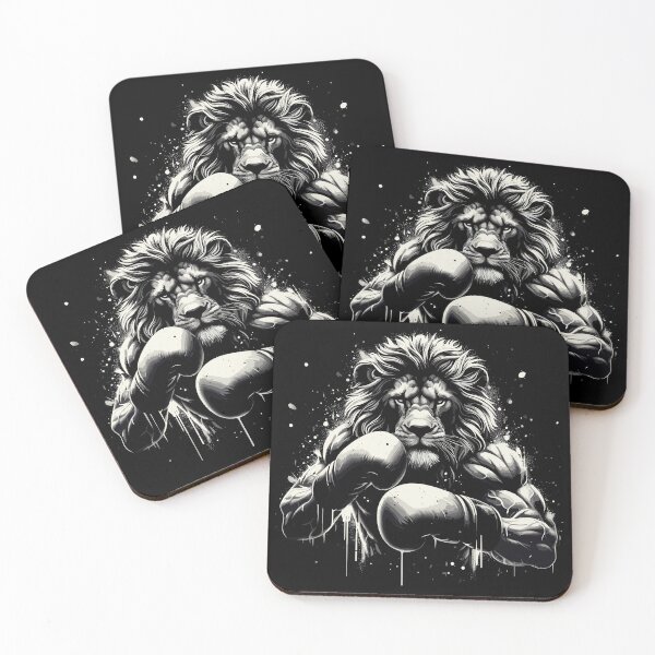 Item preview, Lion boxer fighter boxing gift designed and sold by Pineapple-Tree.