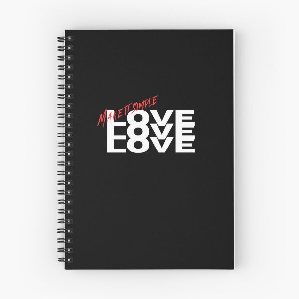 Item preview, Love make it simple t-shirt designed and sold by Inayvision.