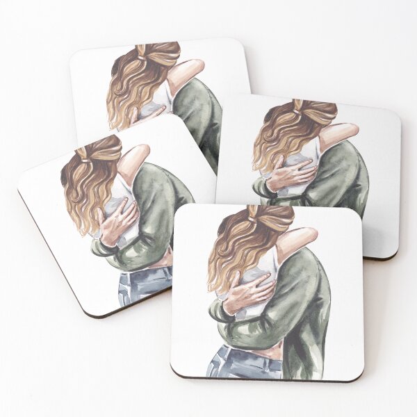 Item preview, Watercolor illustration of couple in love designed and sold by Rally1.