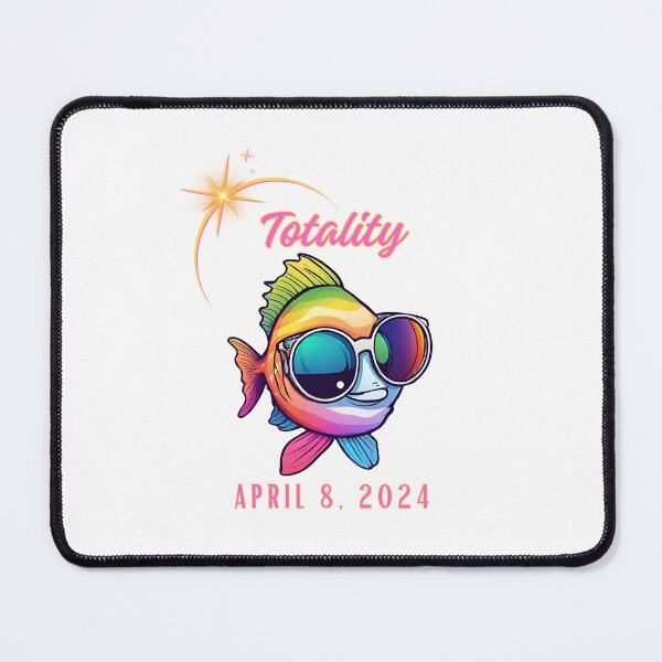 Item preview, Total Solar Eclipse Watching Cute Fish April 8, 2024 Totality designed and sold by gillys.