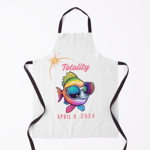 Item preview, Total Solar Eclipse Watching Cute Fish April 8, 2024 Totality designed and sold by gillys.