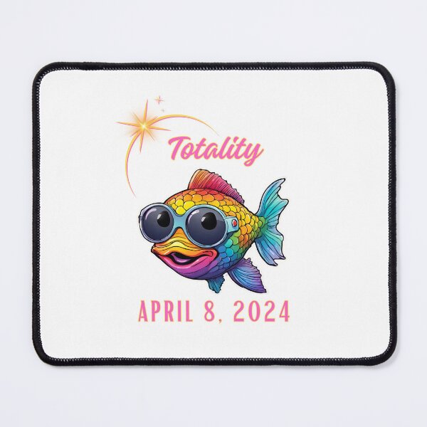 Item preview, Cute Fish Total Solar Eclipse Watching April 8, 2024 Totality designed and sold by gillys.