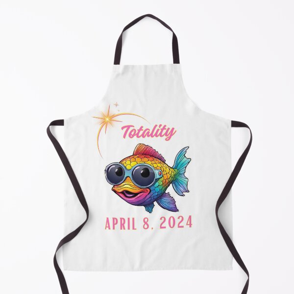Item preview, Cute Fish Total Solar Eclipse Watching April 8, 2024 Totality designed and sold by gillys.