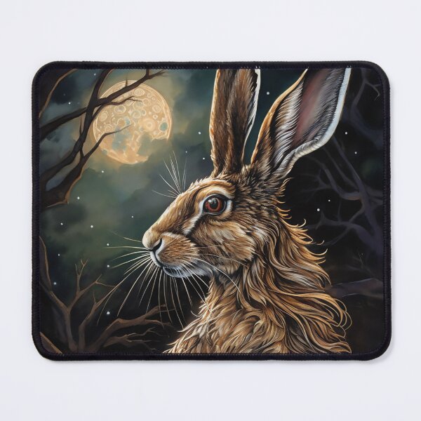 Item preview, Moon Gazing Hare designed and sold by CosmicAnomaly.