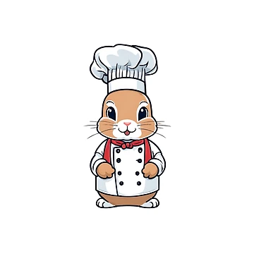 Artwork thumbnail, Chef Rabbit Classic by Majestic Paws