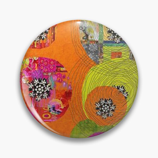Artikelvorschau, Happy Rounds abstrakte Kunst entworfen und verkauft von Sheree Burlington.
